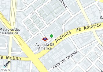 código postal de la provincia de America Del Km 7 501 Al 15 400 Impares Avenida en Madrid