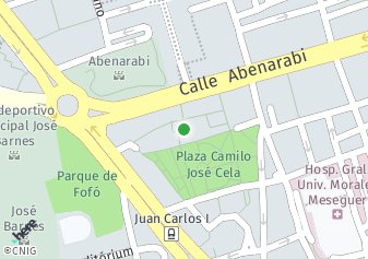 código postal de la provincia de Camilo Jose Cela Plaza en Murcia