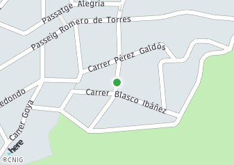 código postal de la provincia de Cardenal Cisneros Carrer en Sant Cugat Del Valles