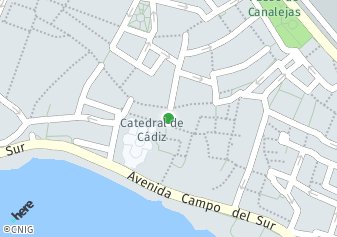 código postal de la provincia de Catedral Vieja Plaza en Cadiz