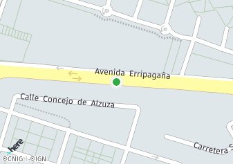código postal de la provincia de Central Avenida en Pamplona Iruna