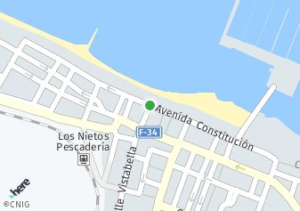 código postal de la provincia de Constitucion Avenida en Cartagena