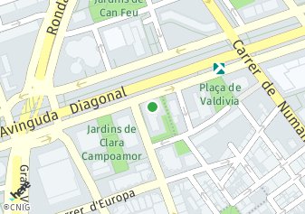 código postal de la provincia de Diagonal Avinguda Impares Del 597 Al Final en Barcelona