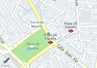 código postal de la provincia de Espana Plaza en Madrid