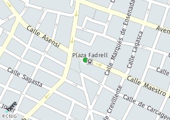 código postal de la provincia de Fadrell Plaza en Castellon De La Plana
