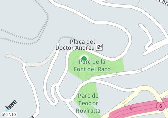 código postal de la provincia de Font Del Raco De La en Barcelona
