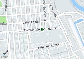 código postal de la provincia de Fueros Avenida en Madrid