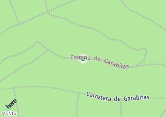 código postal de la provincia de Garabitas Camino en Madrid