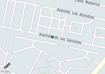 código postal de la provincia de Gaviotas Los Angeles Avenida en Torrevieja