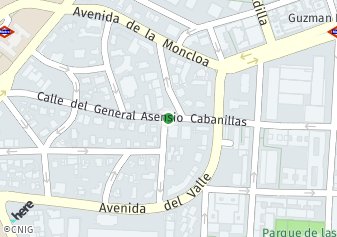 código postal de la provincia de General Asensio Cabanillas en Madrid