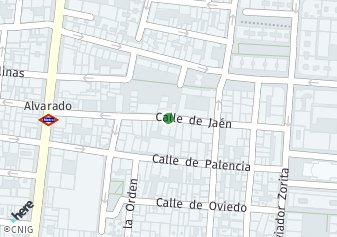 código postal de la provincia de Jaen Cuatro Caminos en Madrid
