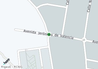 código postal de la provincia de Jeronimo De Valencia en Badajoz