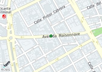 código postal de la provincia de Maissonnave Avenida en Alicante