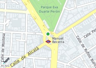 código postal de la provincia de Manuel Becerra Plaza en Madrid