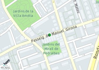 código postal de la provincia de Manuel Girona Passeig en Barcelona