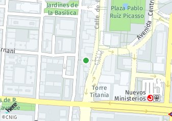 código postal de la provincia de Manuel Gomez Moreno Plaza en Madrid