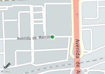 código postal de la provincia de Marconi Avenida en Madrid