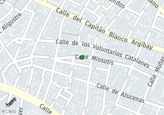 código postal de la provincia de Miosotis en Madrid