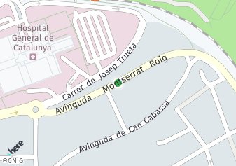 código postal de la provincia de Monserrat Roig Avinguda en Sant Cugat Del Valles