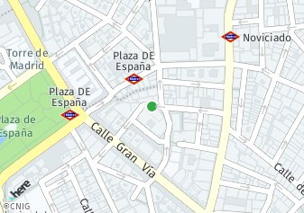código postal de la provincia de Mostenses Plaza en Madrid