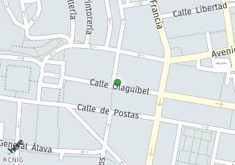 código postal de la provincia de Olaguibel Impares Del 17 Al 31 Pares Del 14 Al 38 en Vitoria Gasteiz