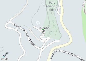 código postal de la provincia de Parc Del Tibidabo Passeig en Barcelona