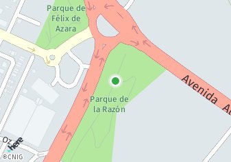 código postal de la provincia de Parque De La Razon en Zaragoza