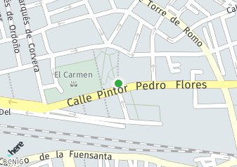 código postal de la provincia de Pintor Pedro Flores Plaza en Murcia