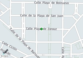 código postal de la provincia de Playa De Zarauz en Madrid