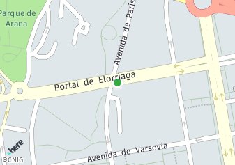 código postal de la provincia de Portal De Elorriaga en Vitoria Gasteiz