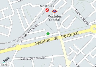 código postal de la provincia de Portugal Avenida Pares Del 2 Al 24 en Mostoles