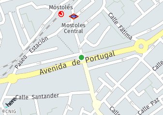 código postal de la provincia de Portugal Avenida Pares Del 26 Al 60 en Mostoles
