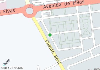 código postal de la provincia de Puente Real Avenida en Badajoz