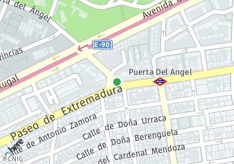 código postal de la provincia de Puerta Del Angel Plaza en Madrid