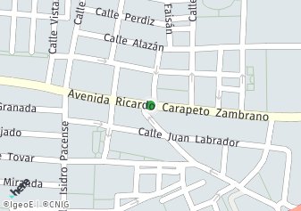 código postal de la provincia de Ricardo Carapeto Avenida en Badajoz