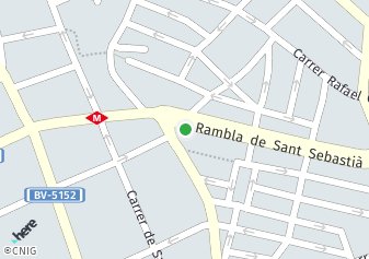 código postal de la provincia de Sant Sebastia Rambla Impares Del 1 Al Final en Santa Coloma De Gramanet