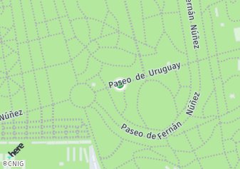 código postal de la provincia de Uruguay Paseo en Madrid