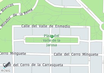 código postal de la provincia de Valle De La Jarosa Plaza en Madrid
