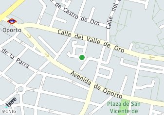 código postal de la provincia de Valle De Oro Plaza en Madrid
