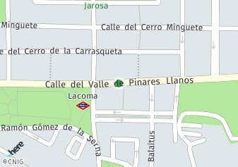 código postal de la provincia de Valle De Pinares Llanos en Madrid