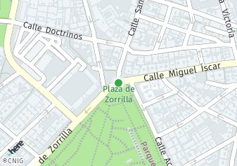 código postal de la provincia de Zorrilla Plaza en Valladolid