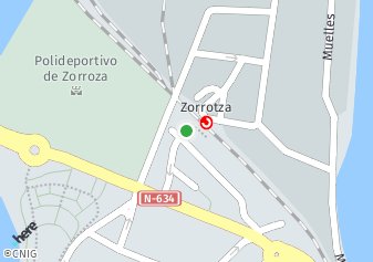 código postal de la provincia de Zorrotzako Geltokiko en Bilbao